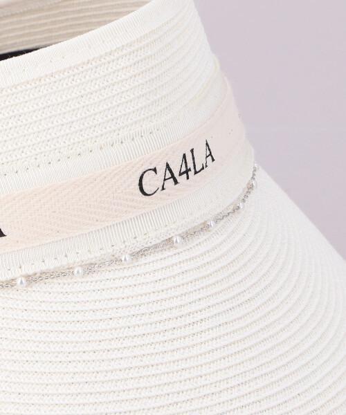 C4 RIBBON VISOR WHITE ONESIZE