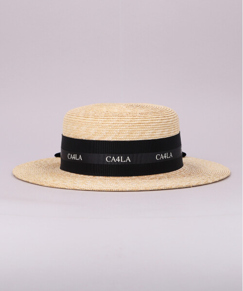C4 STRAW BOATER NATURAL ONESIZE