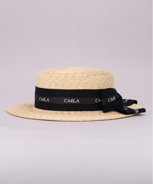 C4 STRAW BOATER NATURAL ONESIZE