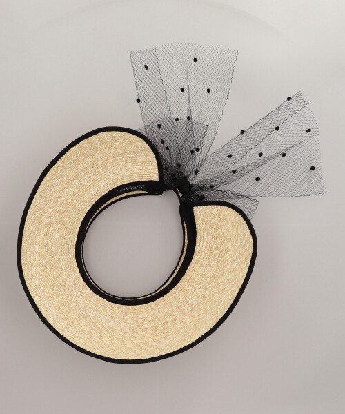 DOT VEIL VISOR NATURAL ONESIZE