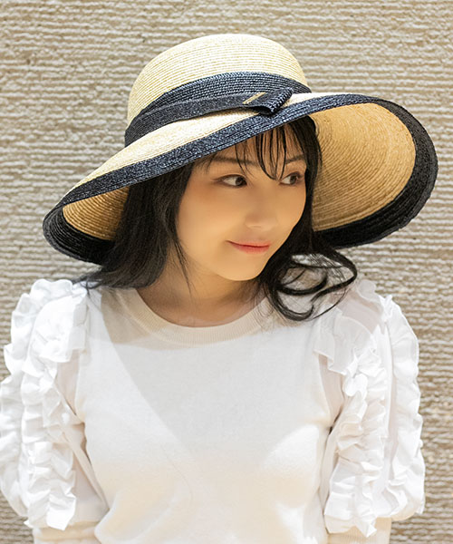 モデル頭囲：55cm 着用サイズ：ONESIZE