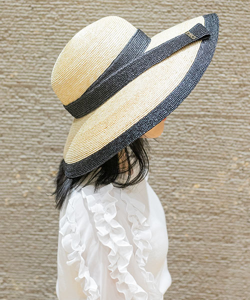 モデル頭囲：55cm 着用サイズ：ONESIZE