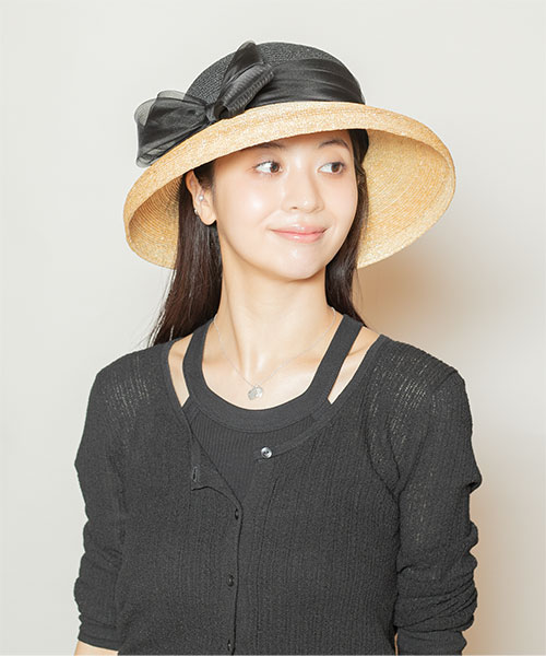 モデル頭囲：56cm 着用サイズ：ONESIZE