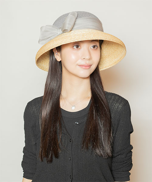 モデル頭囲：56cm 着用サイズ：ONESIZE