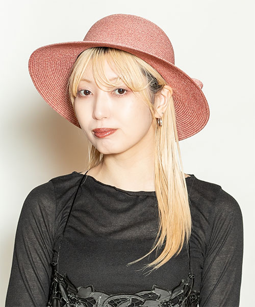モデル頭囲：58cm 着用サイズ：ONESIZE