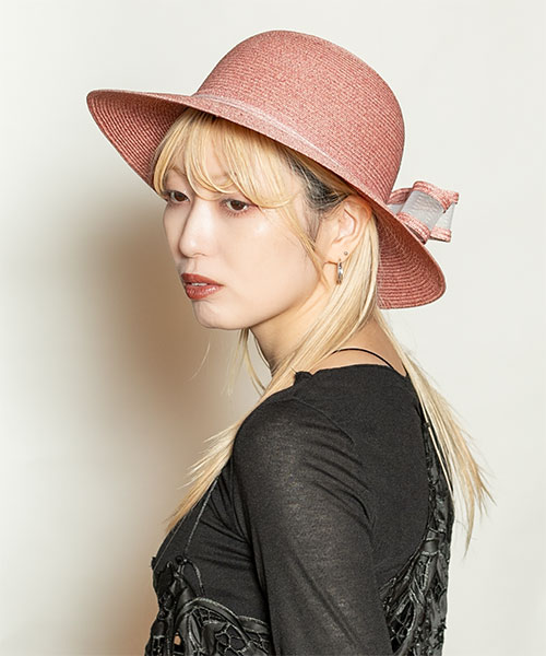 モデル頭囲：58cm 着用サイズ：ONESIZE