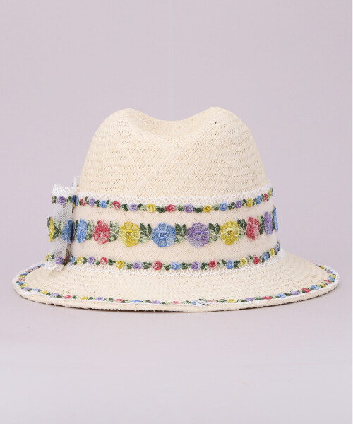 FLOWER RIBBON BEIGE ONESIZE