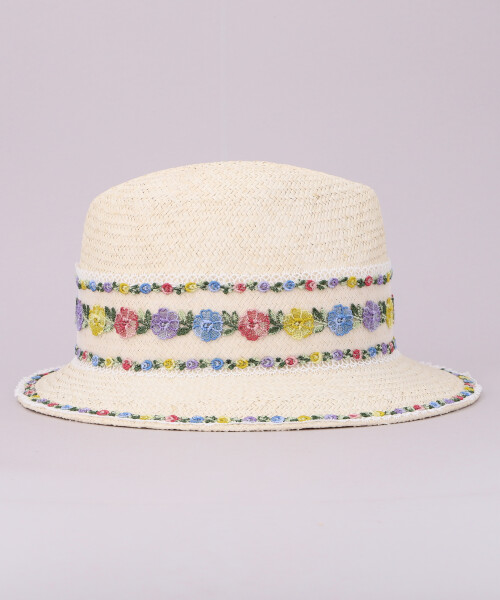 FLOWER RIBBON BEIGE ONESIZE