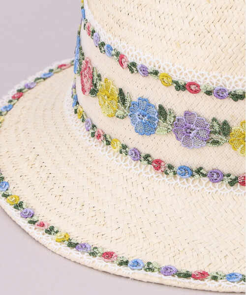 FLOWER RIBBON BEIGE ONESIZE