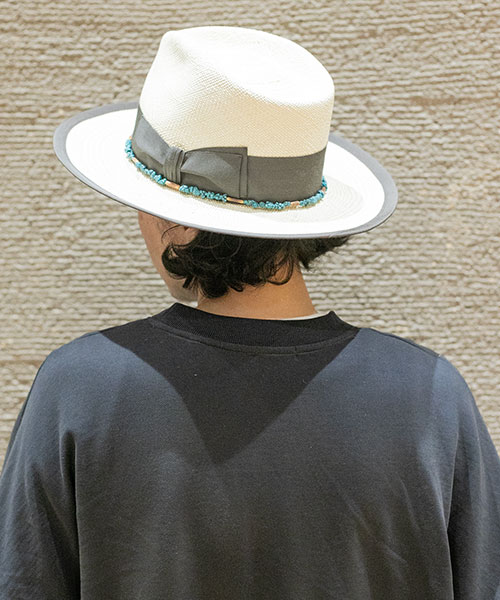 モデル頭囲：58cm 着用サイズ：ONESIZE