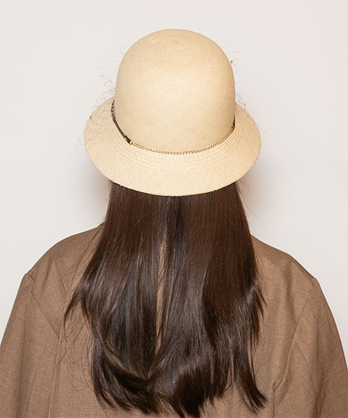 モデル頭囲：56cm 着用サイズ：ONESIZE