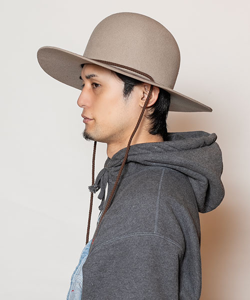 モデル頭囲：58cm 着用サイズ：ONESIZE
