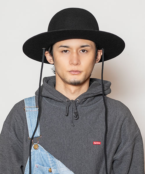 モデル頭囲：58cm 着用サイズ：ONESIZE
