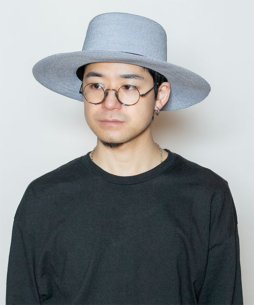 LIGHT BLUE モデル頭囲：58cm