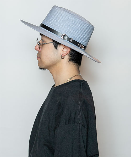 LIGHT BLUE モデル頭囲：58cm
