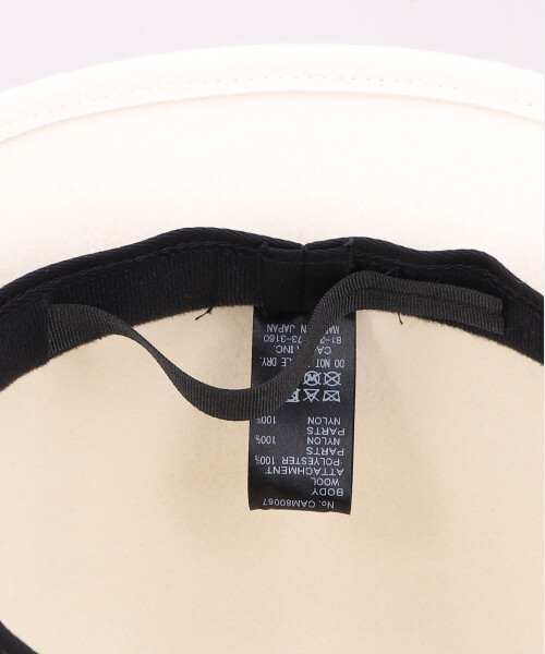 頭周り58cm（サイズ調節有り -2cm）