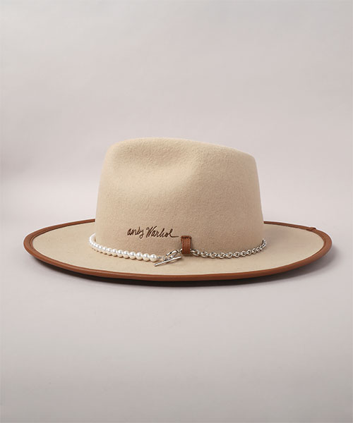 JEWELRY ITEMS HAT BEIGE ONESIZE