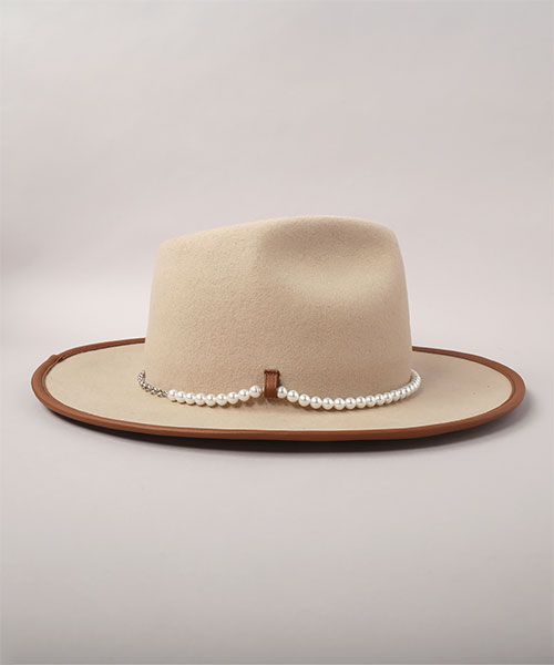 JEWELRY ITEMS HAT BEIGE ONESIZE