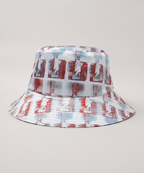 STATUE OF LIBERTY PATTERN HAT(ONESIZE WHITE): ハット｜帽子通販 