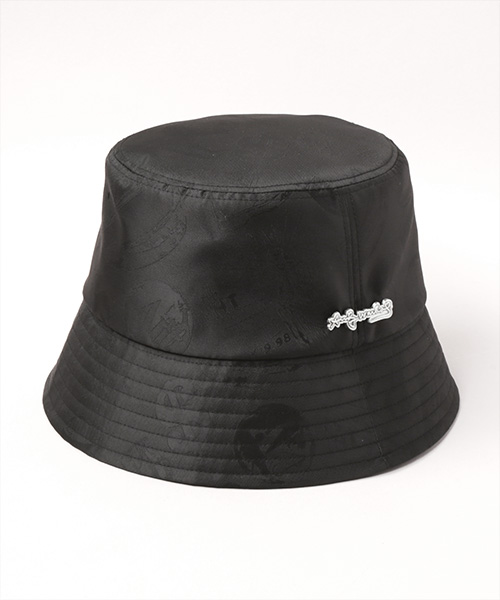BLACK AND WHITE PAINTINGS BUCKET HAT BLACK ONESIZE