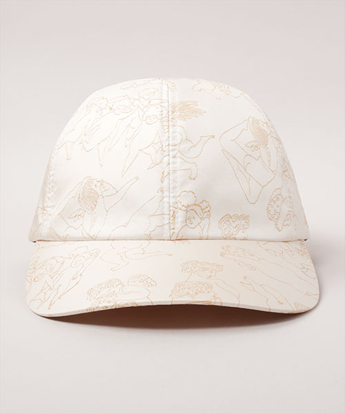KIDS CHERBS PATTERN CAP BLACK 52-54