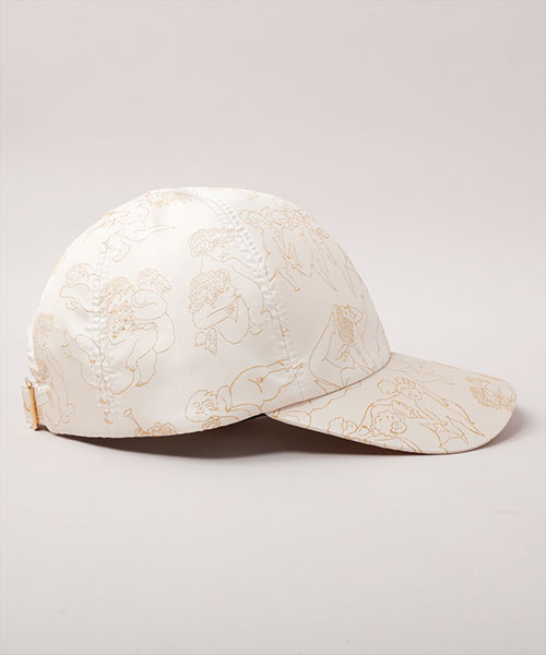 KIDS CHERBS PATTERN CAP BLACK 52-54