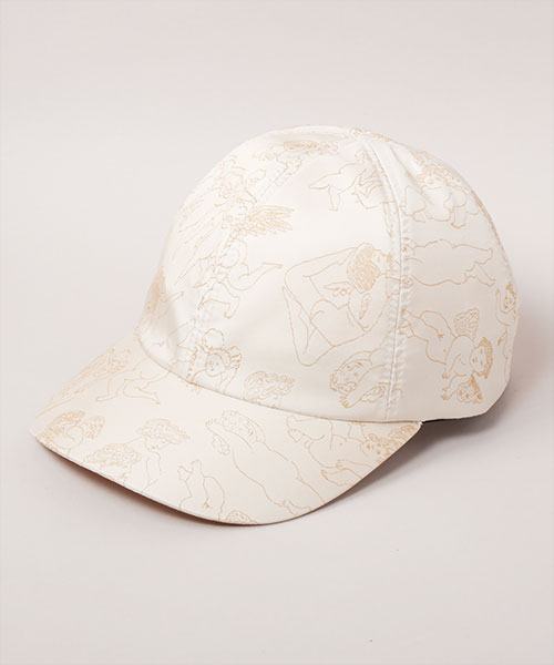 KIDS CHERBS PATTERN CAP BEIGE 52-54