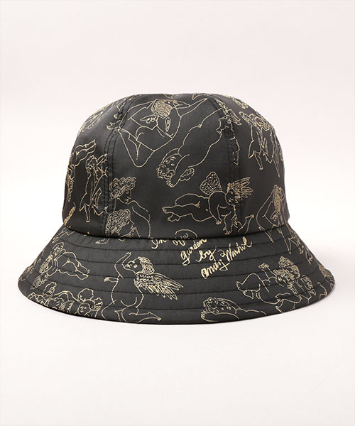 KIDS CHERBS PATTERN HAT BEIGE 52-54