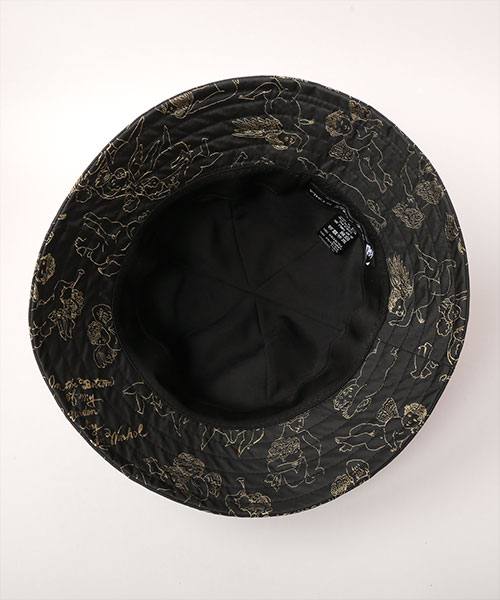 KIDS CHERBS PATTERN HAT BEIGE 52-54