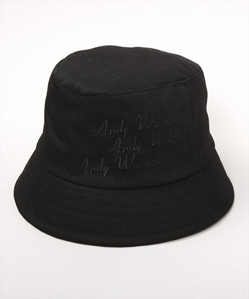 【Andy Warhol by CA4LA】ストローハット（ピンバッジ付き） ANDY WARHOL ART HAT (hat mail order | CA4LA official ONLINE SHOP