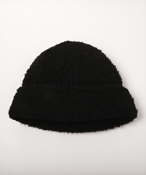 帽子 Volume Knit Cap MIXED SS KNIT(ONESIZE BLACK): ニットキャップ｜帽子通販