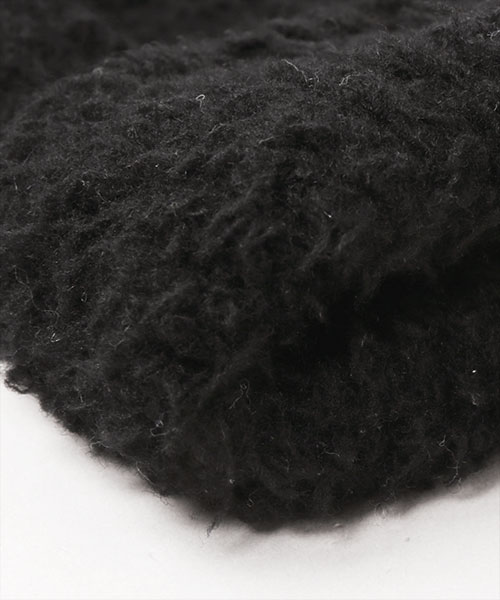 かにページ BUNNY BEANIE(ONESIZE BLACK2): ニットキャップ｜帽子通販