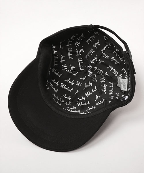 KIDS ANDY WARHOL ART CAP BLACK3 52-54