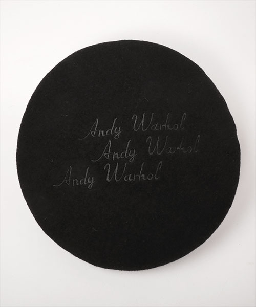 KIDS ANDY WARHOL ART BERET BLACK 52-54