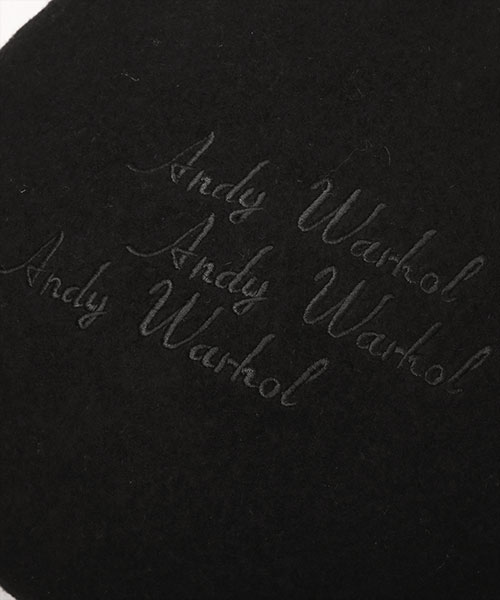 KIDS ANDY WARHOL ART BERET BLACK 52-54