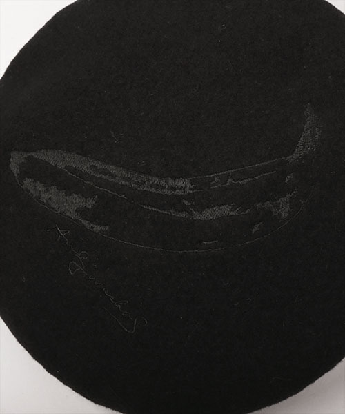 KIDS ANDY WARHOL ART BERET(52-54 BLACK): ベレー｜帽子通販
