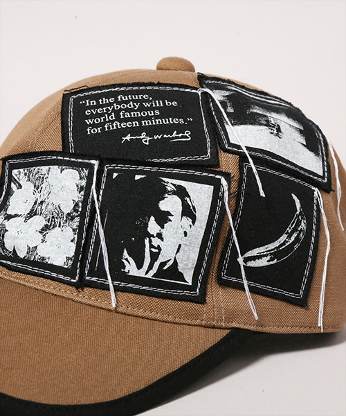 AndyWarhol PATCH CAP BLACK ONESIZE