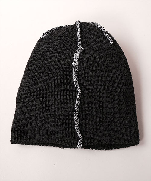 AndyWarhol PATCH KNIT CAP BLACK ONESIZE