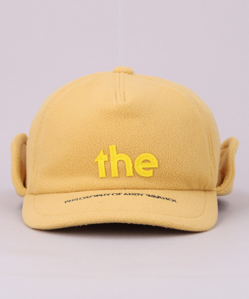 the PHILOSOPHY OF ANDY WARHOL FLEECE CAP YELLOW ONESIZE
