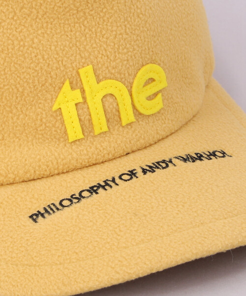 the PHILOSOPHY OF ANDY WARHOL FLEECE CAP YELLOW ONESIZE
