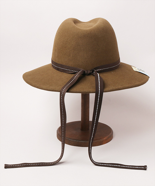 COW MOTIF WESTERN HAT BLACK ONESIZE