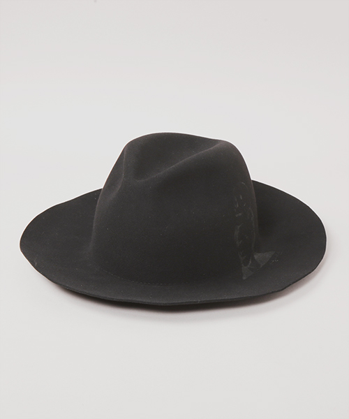 SELF-PORTRAIT SILK SCREEN HAT BLACK ONESIZE