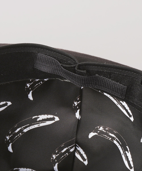 BANANA SILK SCREEN HAT BLACK ONESIZE