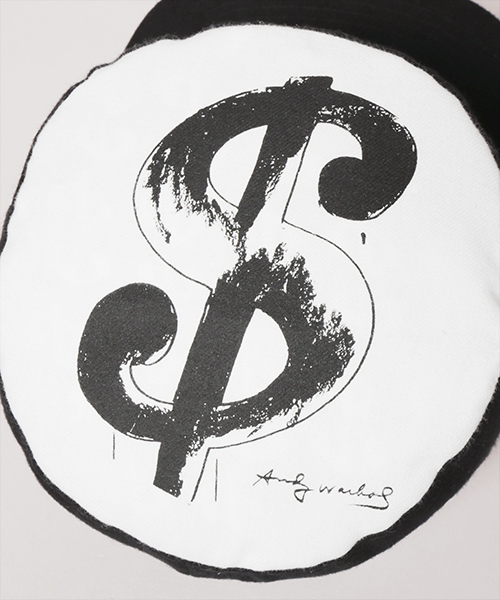 DOLLAR SIGN SILK SCREEN WORK CAP BLACK ONESIZE