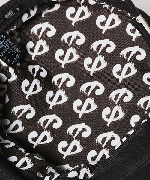 DOLLAR SIGN SILK SCREEN WORK CAP BLACK ONESIZE