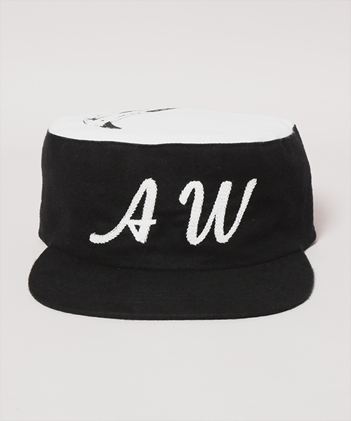 BANANA SILK SCREEN WORK CAP BLACK ONESIZE