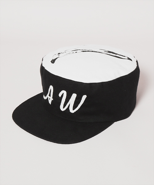 BANANA SILK SCREEN WORK CAP BLACK ONESIZE