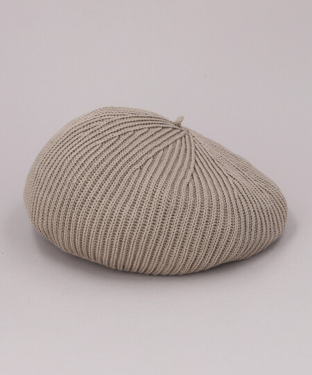 YASHIKI X CA4LA YUKITSURI BERET BEIGE ONESIZE