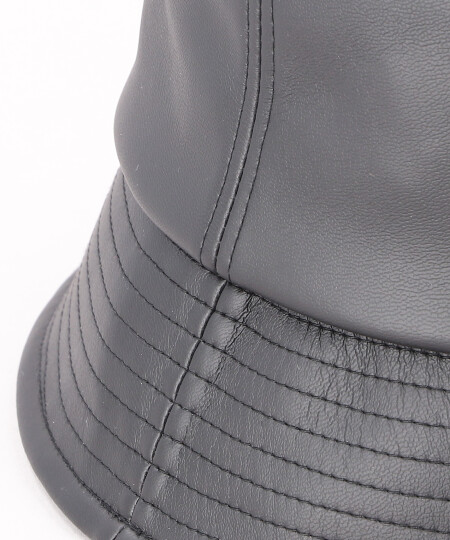 VICTIM X CA4LA LEATHER BUCKET HAT(ONESIZE BLACK): ハット｜帽子通販 