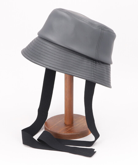 VICTIM X CA4LA LEATHER BUCKET HAT(ONESIZE BLACK): ハット｜帽子通販